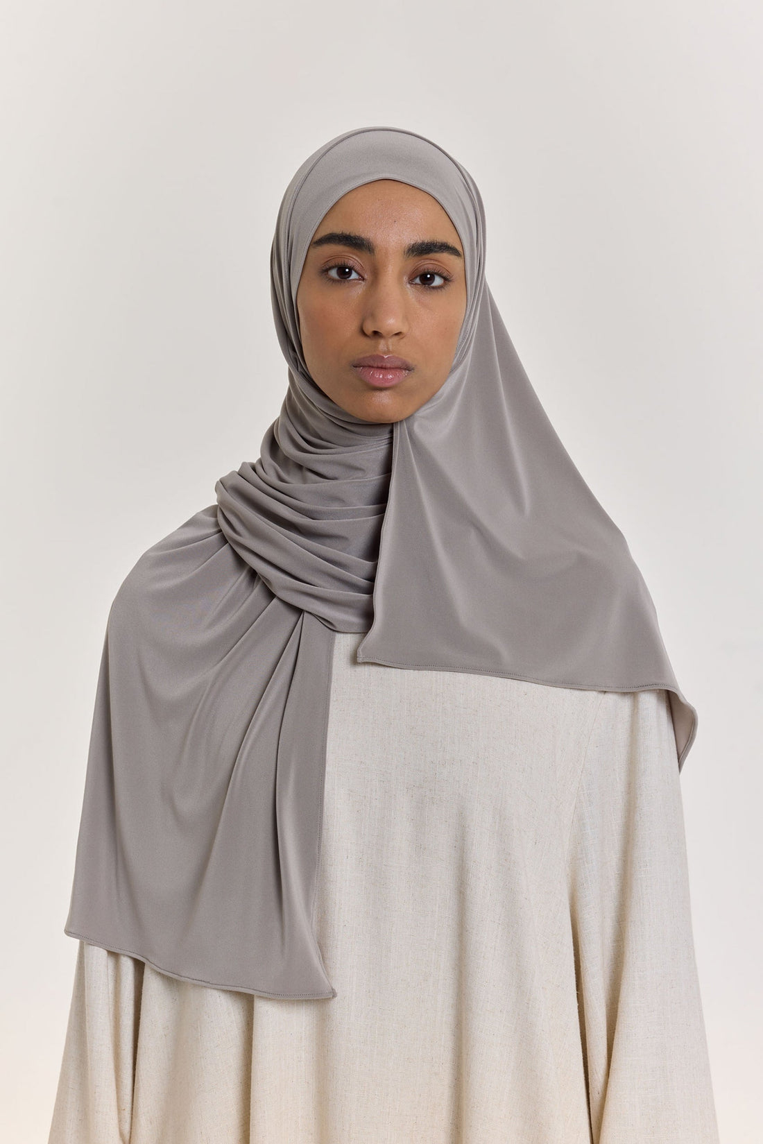 Premium Jersey Sjaal | Staalgrijs