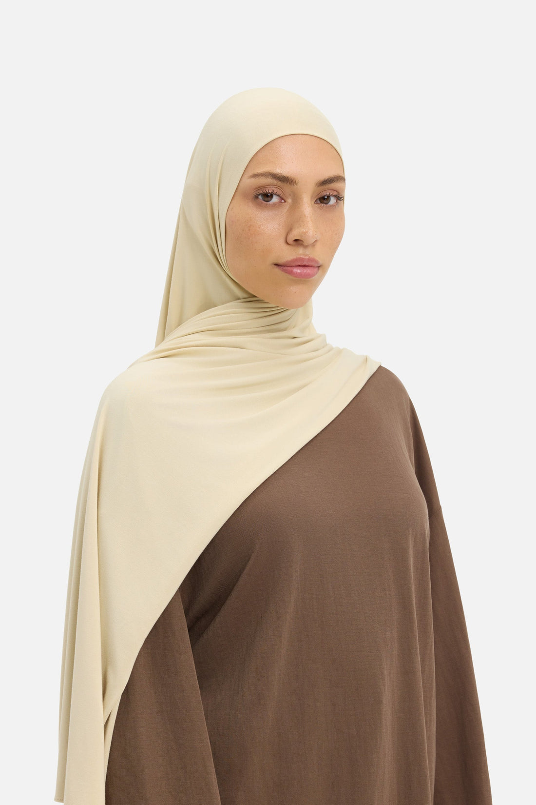 Bamboe Jersey Sjaal | Brown Rice