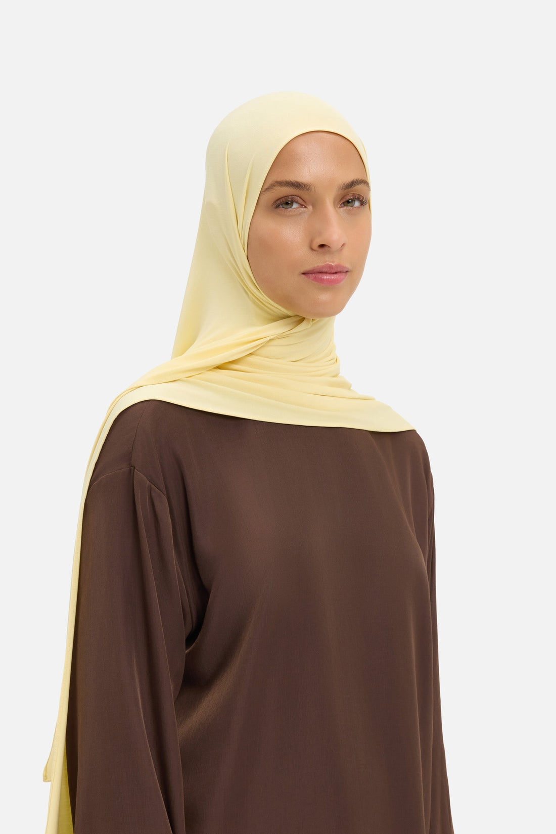 Ademende Jersey Sjaal | White Honey