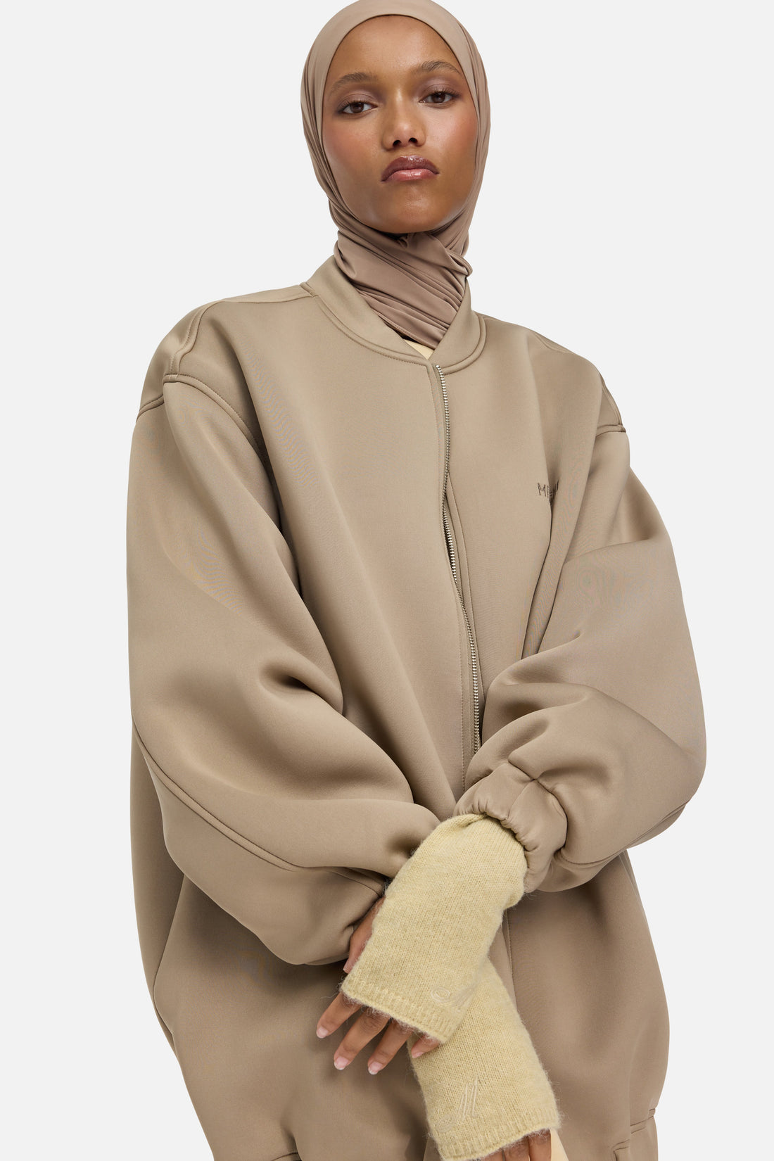 Geborstelde Tricot Handschoenen | Desert Clay