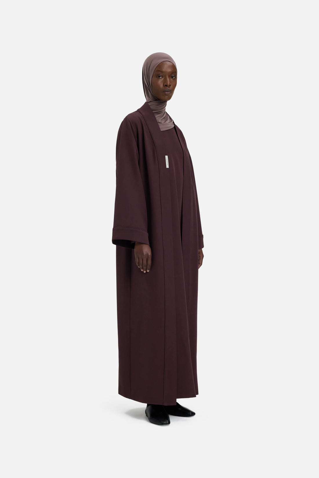 Essentiële Abaya Kort | Vintage Paars