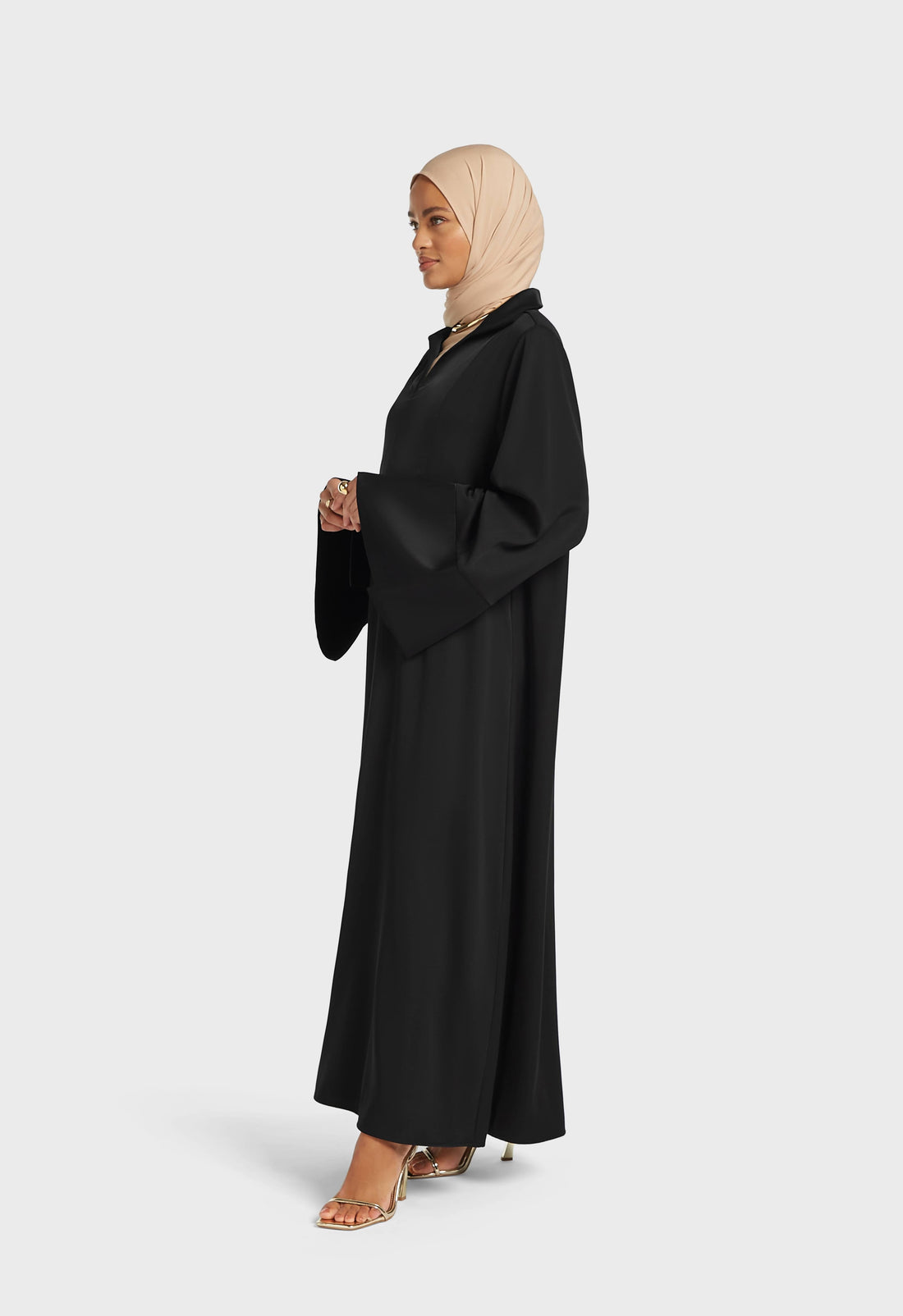 Caftanjurk Normaal | Zwart