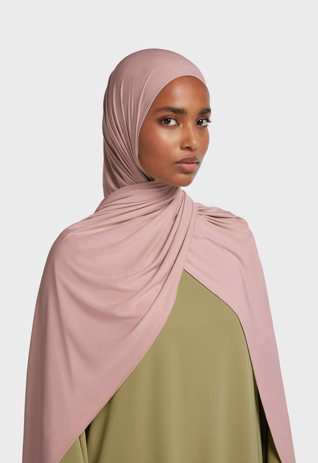 Liquid Jersey Sjaal | Ash Rose