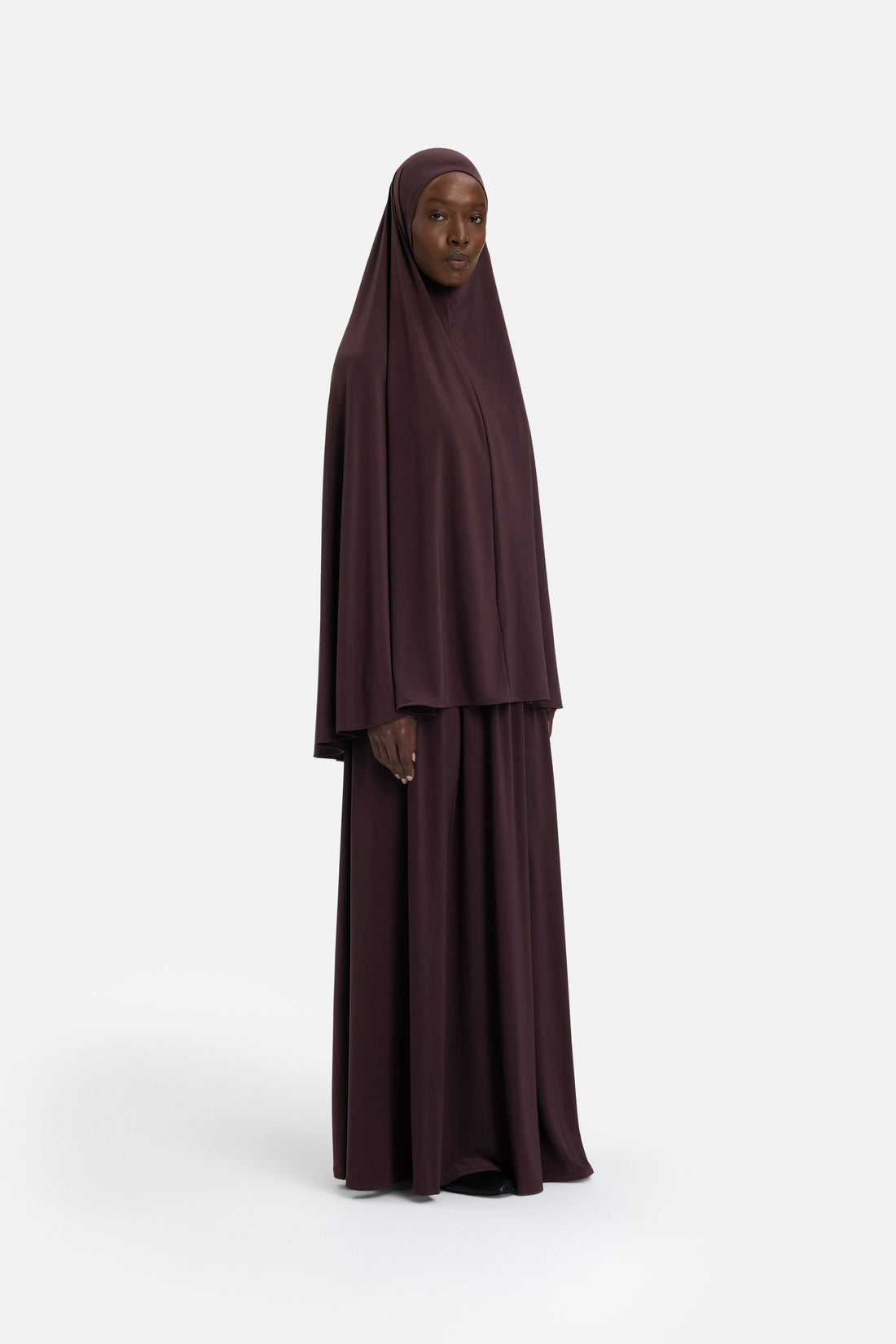 Premium Jersey Khimar | Vintage Paars