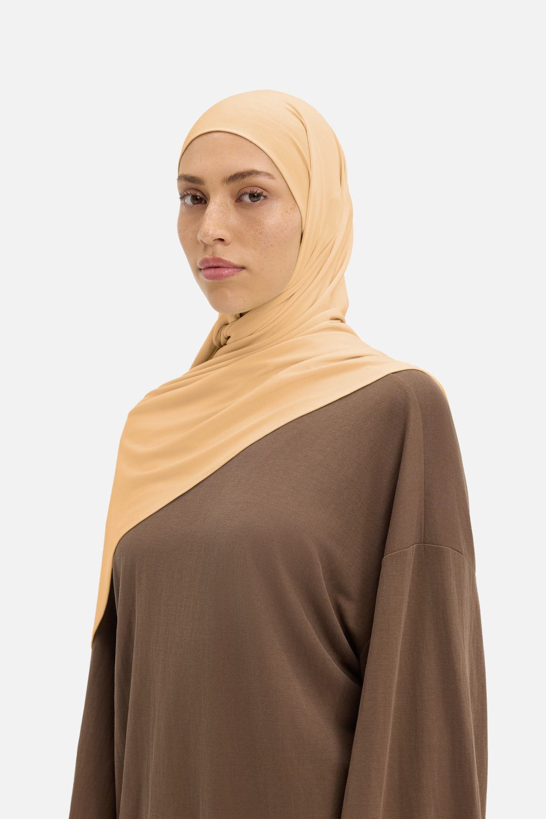 Premium Jersey Sjaal | Soft Biscotti